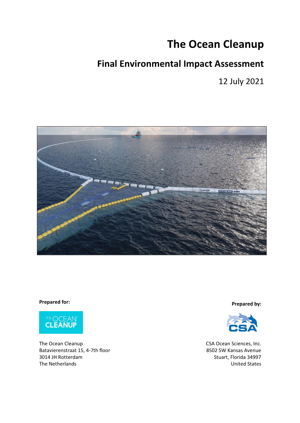 Environmental Impact Assessment 12 July 2021