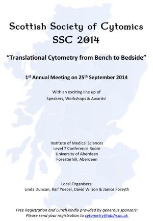 Scottish Society of Cytomics SSC 2014