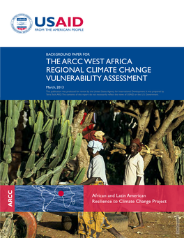 The Arcc West Africa Regional Climate Change