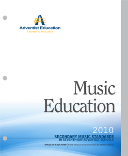 Secondary Music Standards in Seventh-Day Adventist Schools