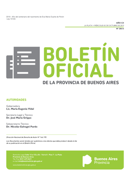 Boletín Oficial