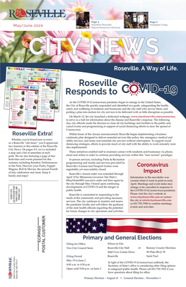 May/June 2020 Volunteer Roseville: Firefighter Friday Natural Resources Renewal