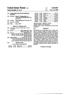 United States Patent [191 I [11'] 4,125,661 Messerschmidt, Jr