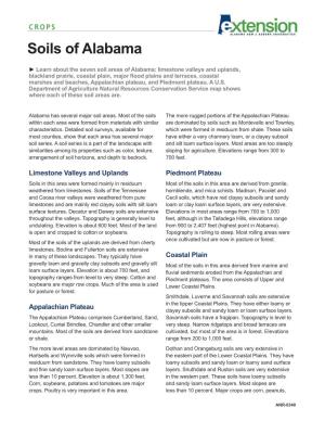 Download a PDF of Soils of Alabama, ANR-0340