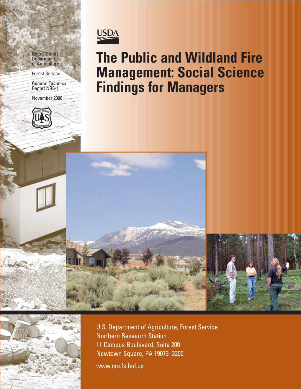 The Public and Wildland Fire Management: Social Science Findings for Managers