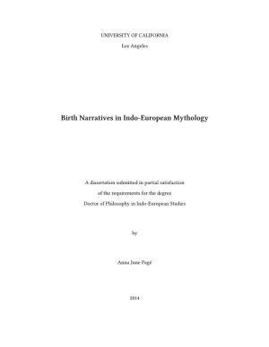 Birth Narratives in Indo-European Mythology