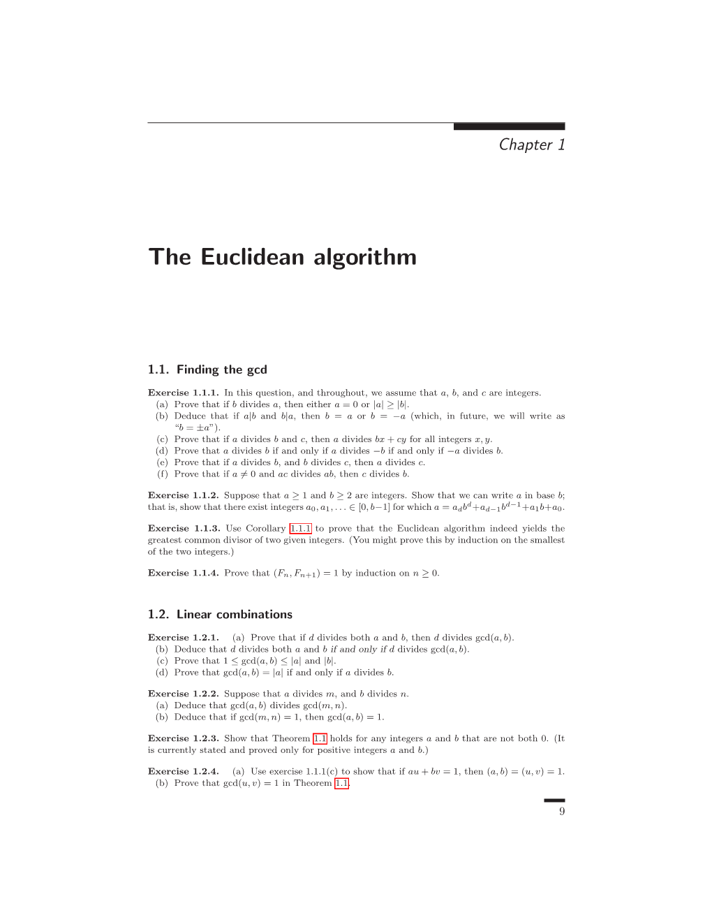 The Euclidean Algorithm