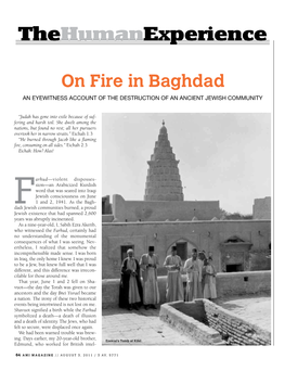 On Fire in Baghdad Farhud