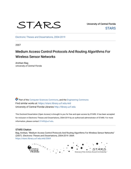 Medium Access Control Protocols and Routing Algorithms for Wireless Sensor Networks