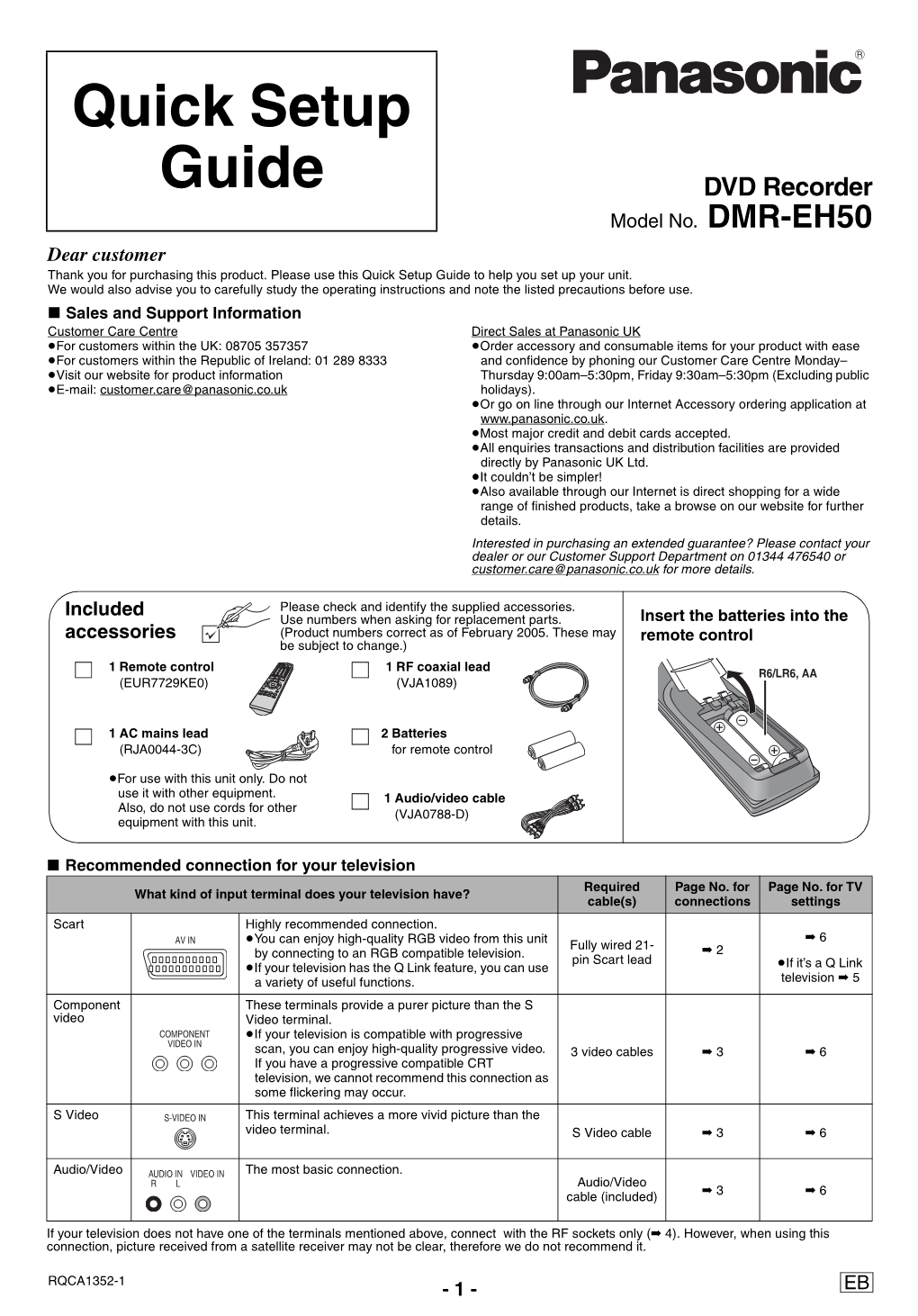 Quick Setup Guide to Help You Set up Your Unit