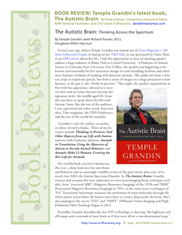 Temple Grandin's Latest Book, the Autistic Brain