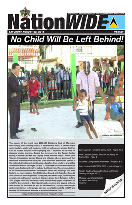 No Child Will Be Left Behind!