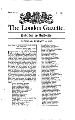 The London Gazette