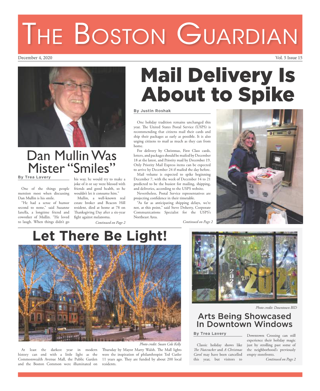 THE BOSTON GUARDIAN Mail Delivery Is About to Spike