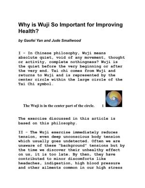 Wuji Article