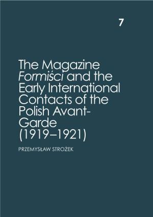 The Magazine Formi Ci and the Early International Contacts of the Polish