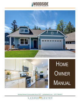 Home Owner Manual