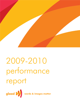 2009-2010 Performance Report