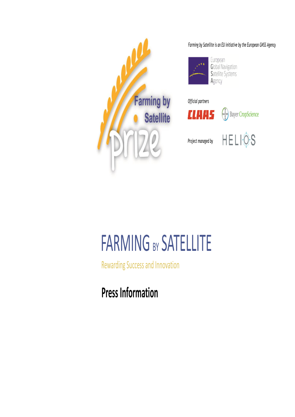 Farming by Satellite Is an EU Initiative by the European GNSS Agency
