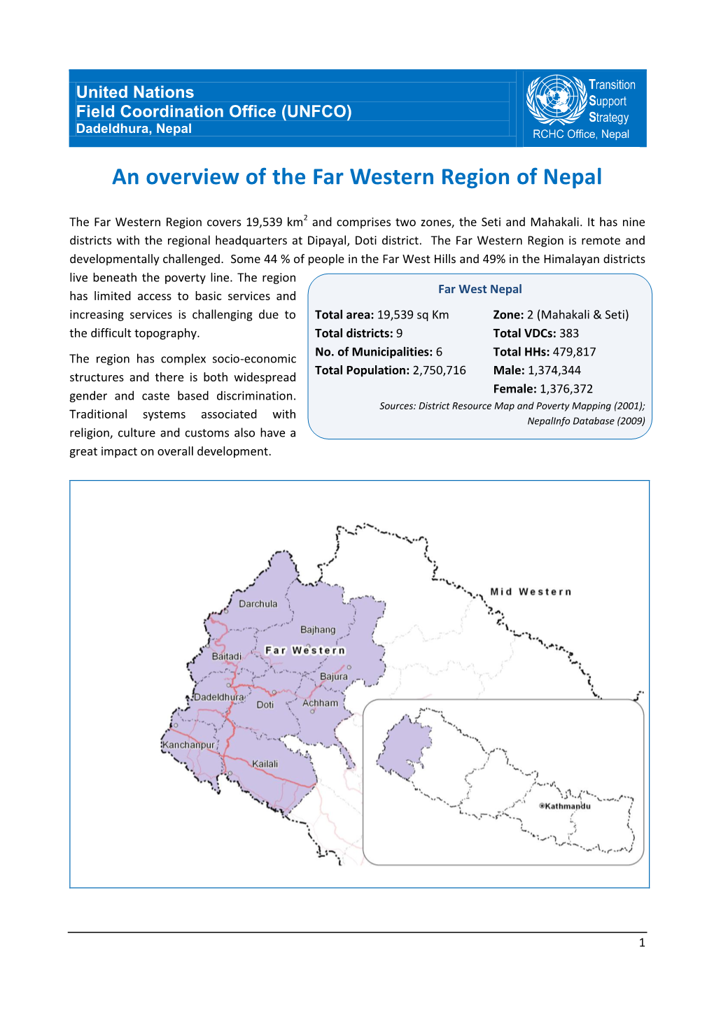 An Overview of the Far Western Region of Nepal