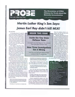 Martin Luther King's Son Says: James Earl Ray Didn't Kill MLK!