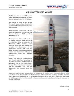 Minotaur V Launch Vehicle