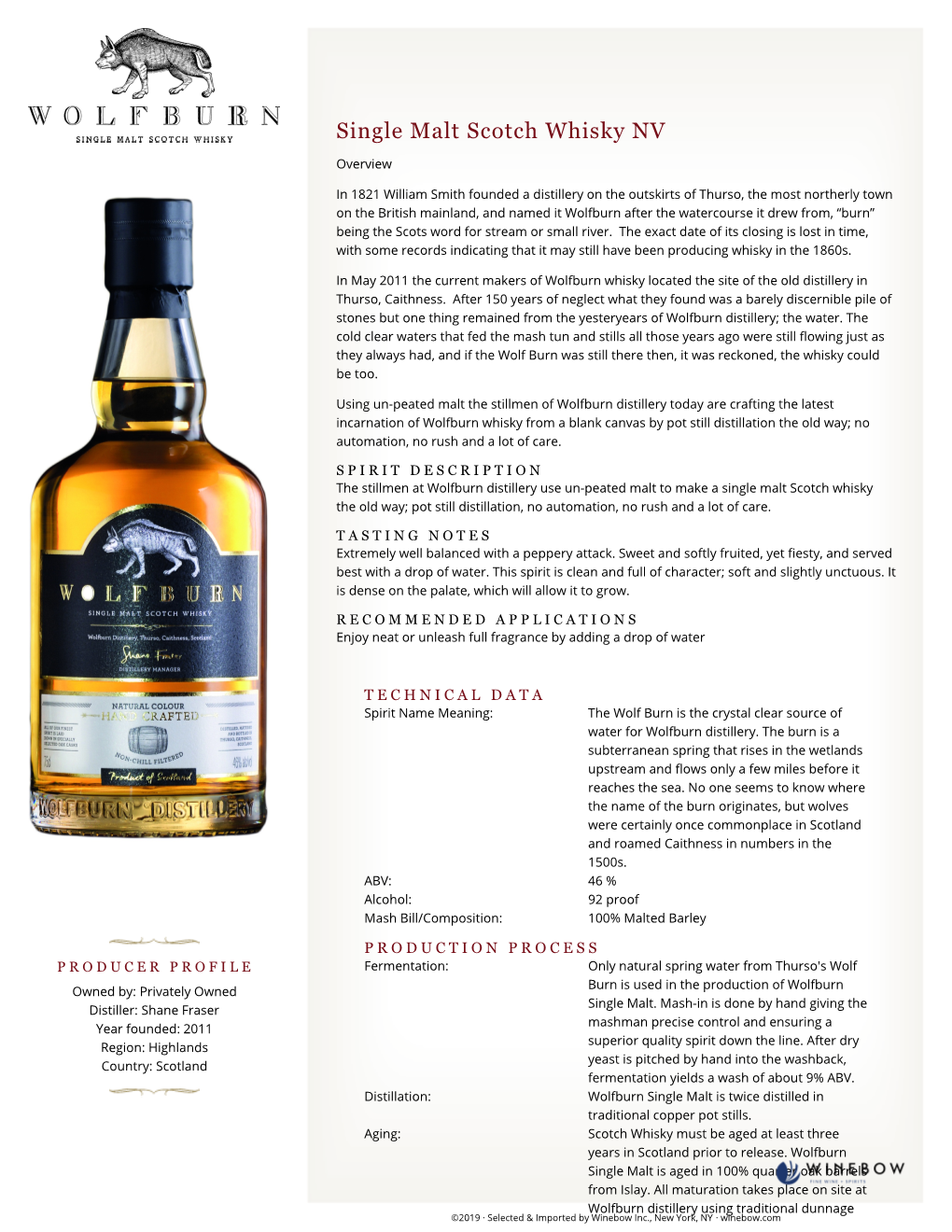 Single Malt Scotch Whisky- Winebow