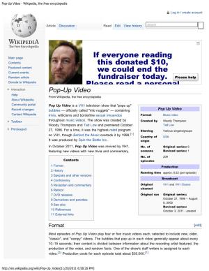 Pop-Up Video - Wikipedia, the Free Encyclopedia