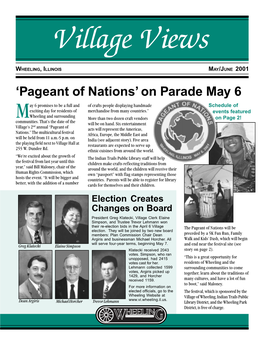 'Pageant of Nations' on Parade May 6