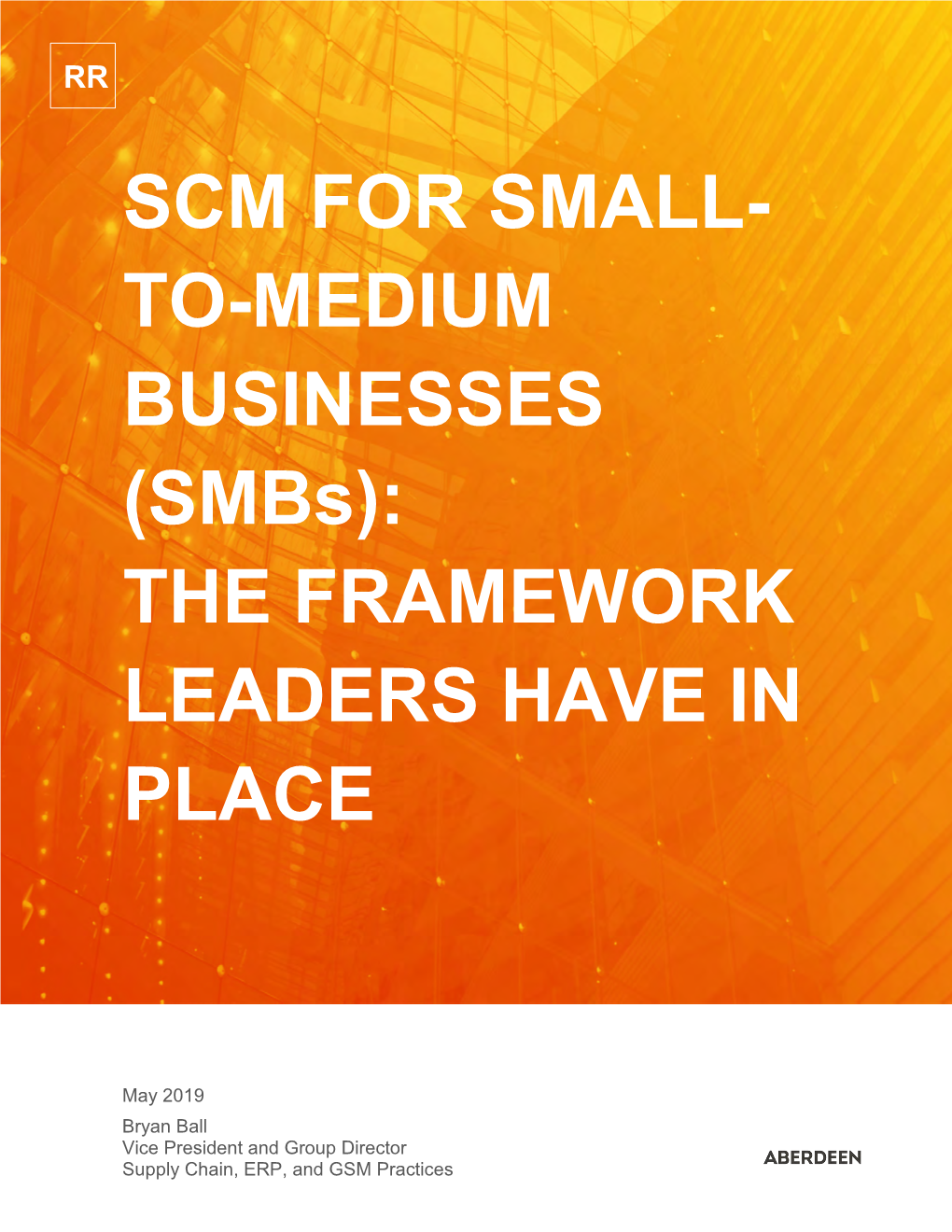 Supply Chain Management (SCM) for Small to Medium Businesses