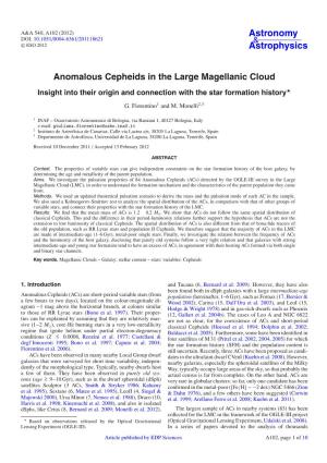 Anomalous Cepheids in the Large Magellanic Cloud Insight Into Their Origin and Connection with the Star Formation History