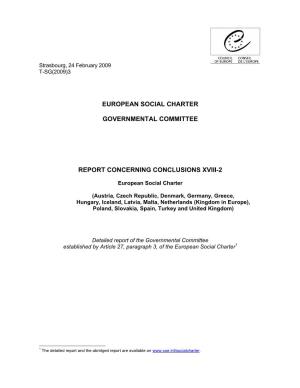 European Social Charter Governmental Committee