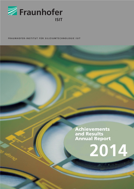 Achievements and Results Annual Report 2014