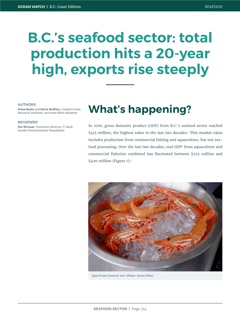 Bc's Seafood Sector