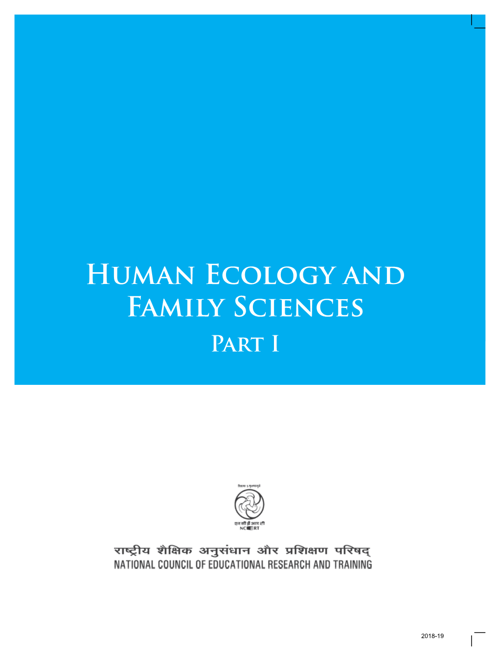 Human Ecology and Family Sciences I Part I