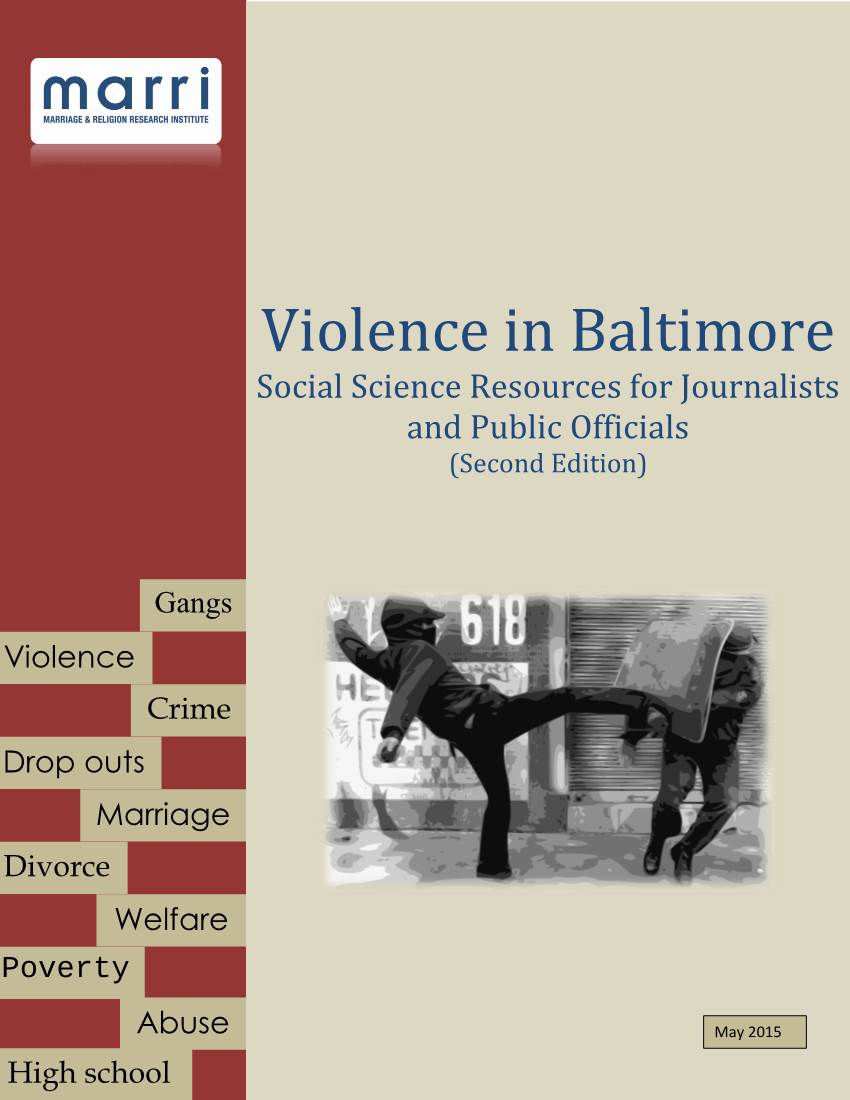 Violence in Baltimore Z Social Science Resources for Journalists and Public Officials (Second Edition)