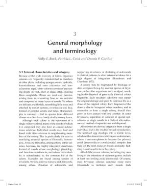 3 General Morphology and Terminology Philip E
