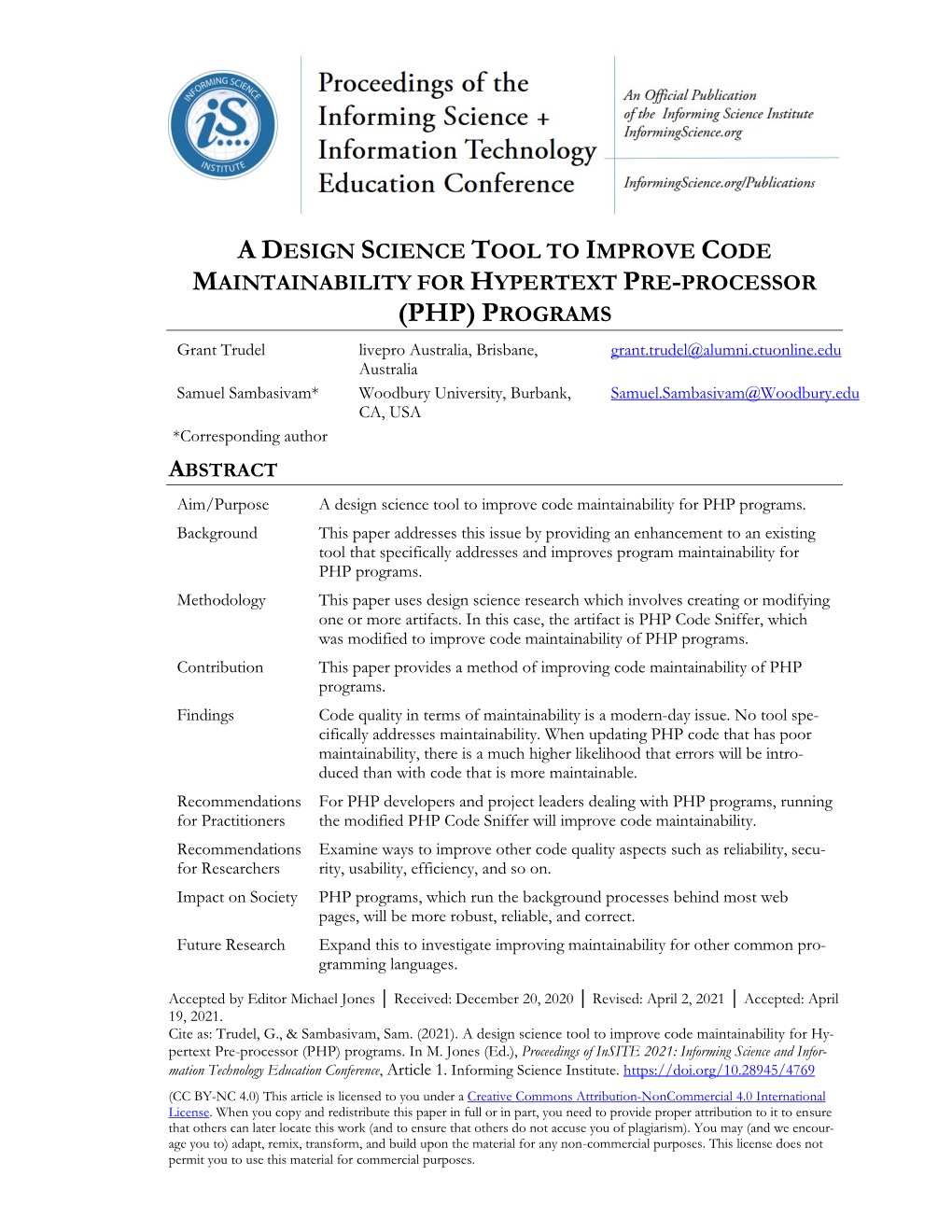 A Design Science Tool to Improve Code Maintainability for Hypertext