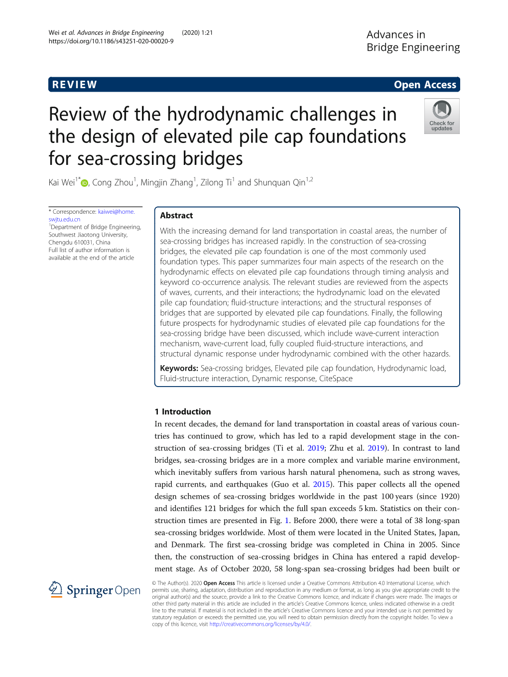 Review of the Hydrodynamic Challenges in the Design Of