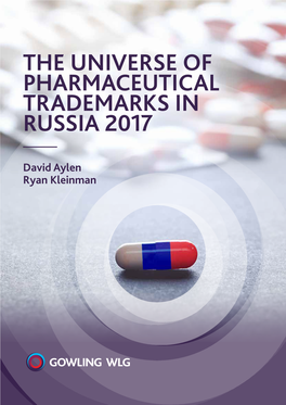 The Universe of Pharmaceutical Trademarks in Russia 2017
