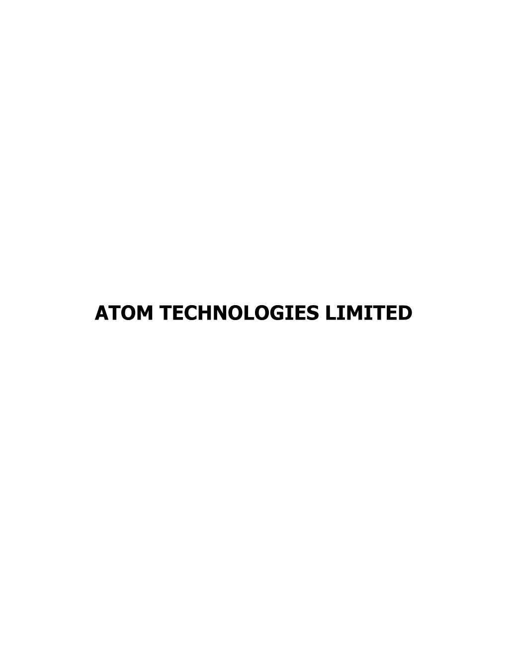 Atom Technologies Limited