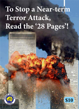 To Stop a Near-Term Terror Attack, Read the '28 Pages'!