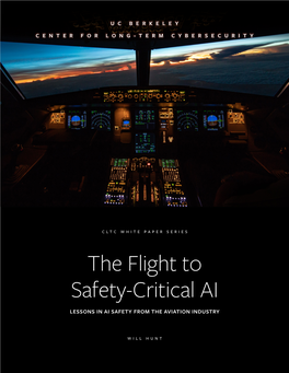 The Flight to Safety-Critical AI