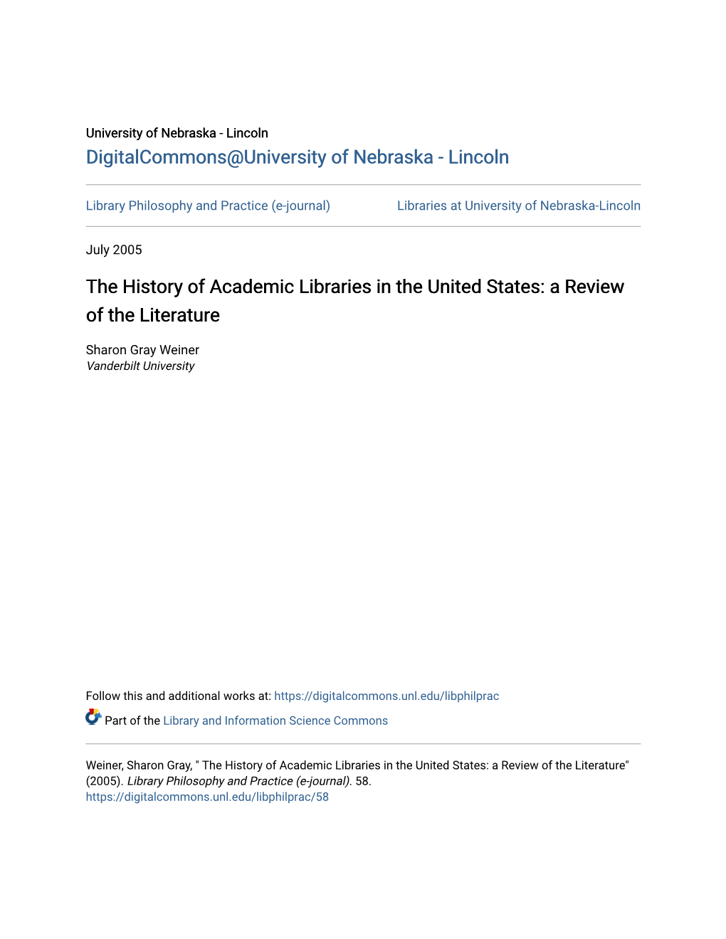 academic libraries literature review