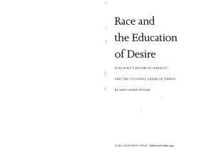 Race and the Education of Desire