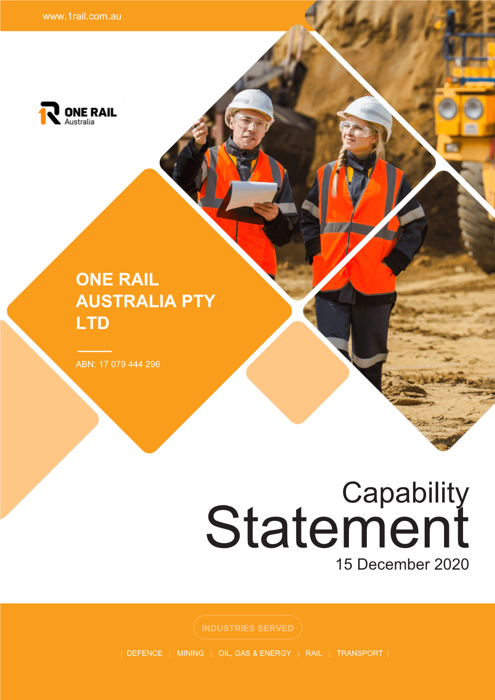 One Rail Australia Pty Ltd