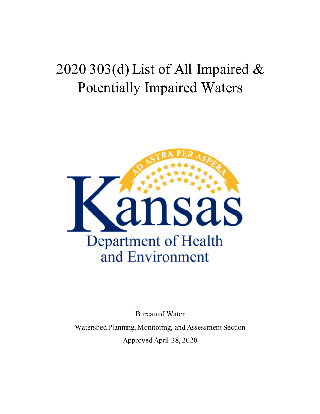 2020 303(D) List of All Impaired & Potentially Impaired Waters