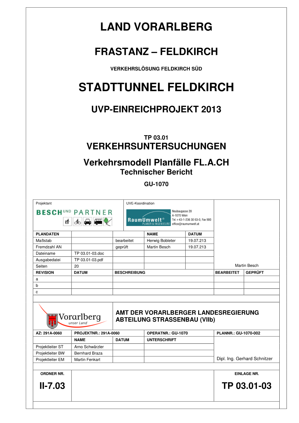 Stadttunnel Feldkirch