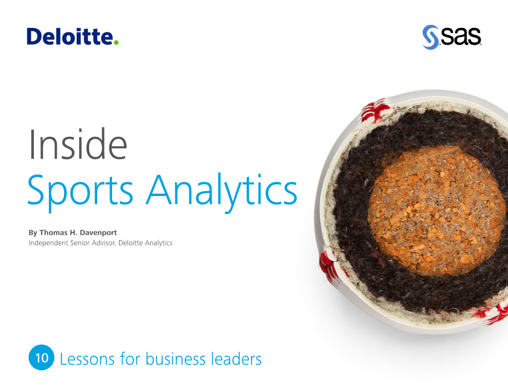 Inside Sports Analytics