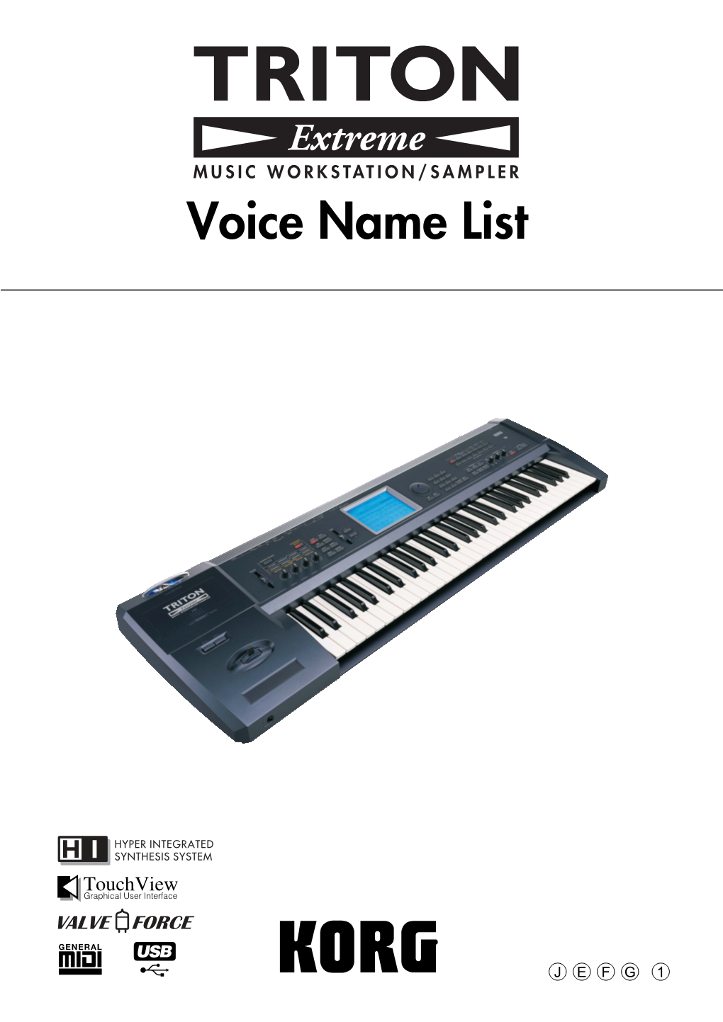 TRITON Extreme Voice Name List